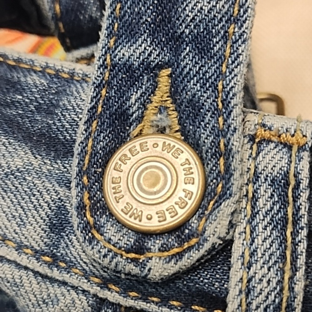 Free People 28 Berkeley Suspender Jeans - Picture 4 of 10